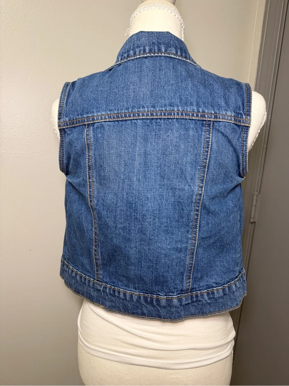 Old Navy Kids Blue Denim Vest